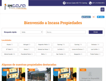 Tablet Screenshot of incasaprop.com.ar